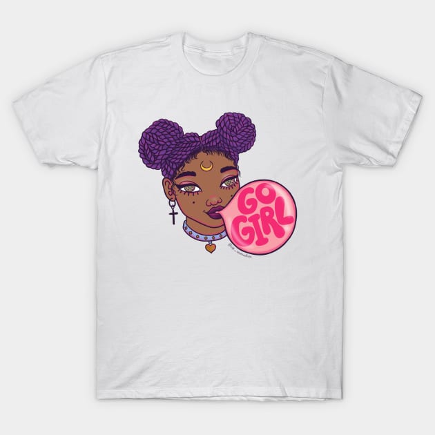 Go girl T-Shirt by @isedrawing